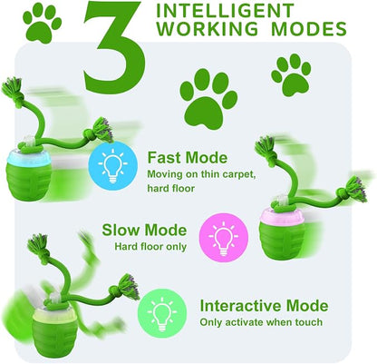 Interactive Dog Toy, Motion Activated Rolling Squeaky Ball - Image 3