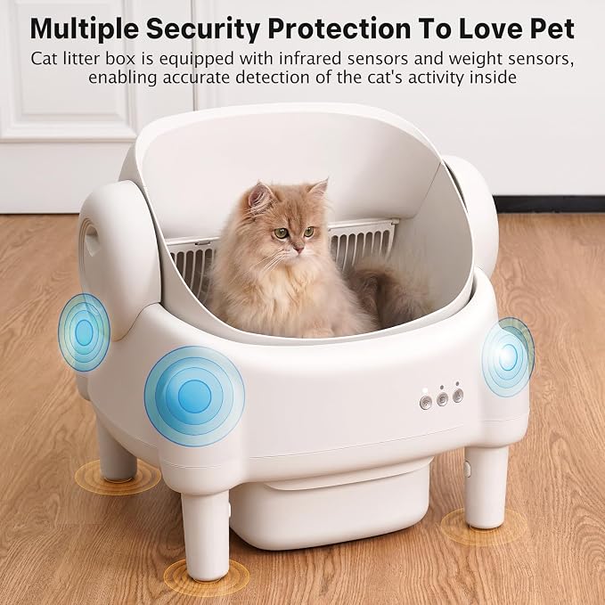 Self Cleaning Litter Box, Open Top Automatic Litter Box - Image 3