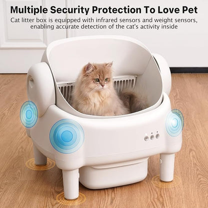Self Cleaning Litter Box, Open Top Automatic Litter Box - Image 3
