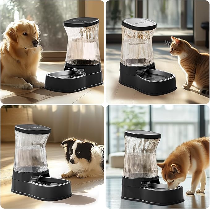 Gardner Pet Automatic Dog Water Dispenser Gravity Stainless Steel Water Waterer - Image 6