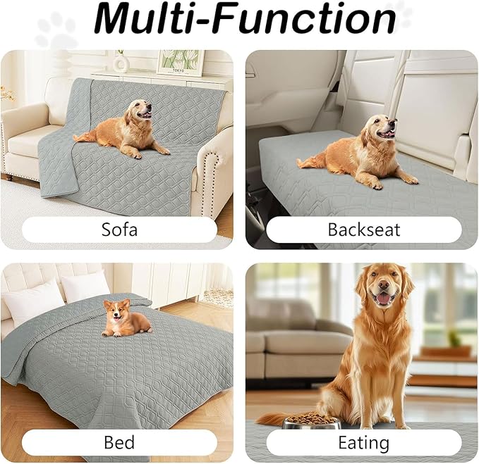 hyha Waterproof Dog Bed Blanket, Soft Pet Blankets, Waterproof Couch Cover - Image 5