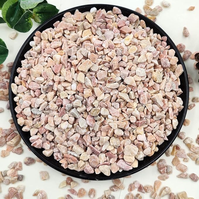 2LB Succulent and Cactus Gravel Pebbles, 1/5 Inch Natural Decorative Polished by YISZM-ForYourNaturalLife