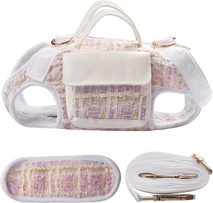 Dog Lift Harness Backpack for Small Dogs Cats, Adjustable Straps Dog Sling by PetWorld