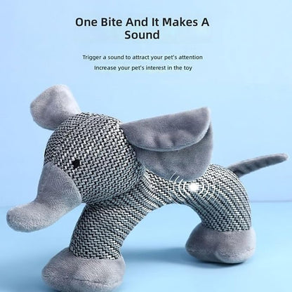 Xcho Linen Safari Companions Squeaky Dog Chew Animals Indestructible Dog Chew - Image 4