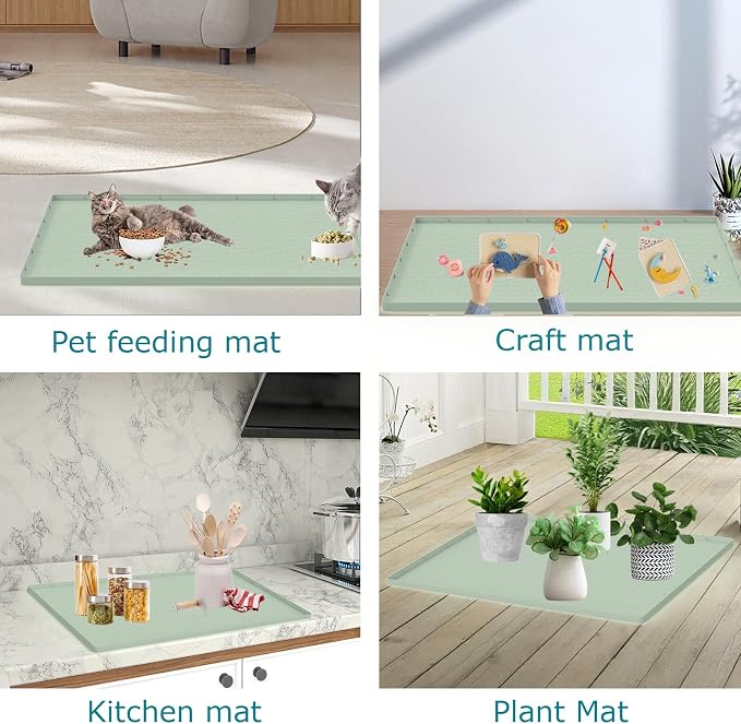 Cat Litter Mat, Silicone Large Cat Litter Trapping Mat - Image 7