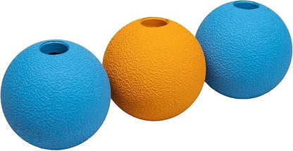 Amazon Basics Interactive Bouncy Durable Rubber Dog Toy Balls, 2.5 inch by AmazonBasics