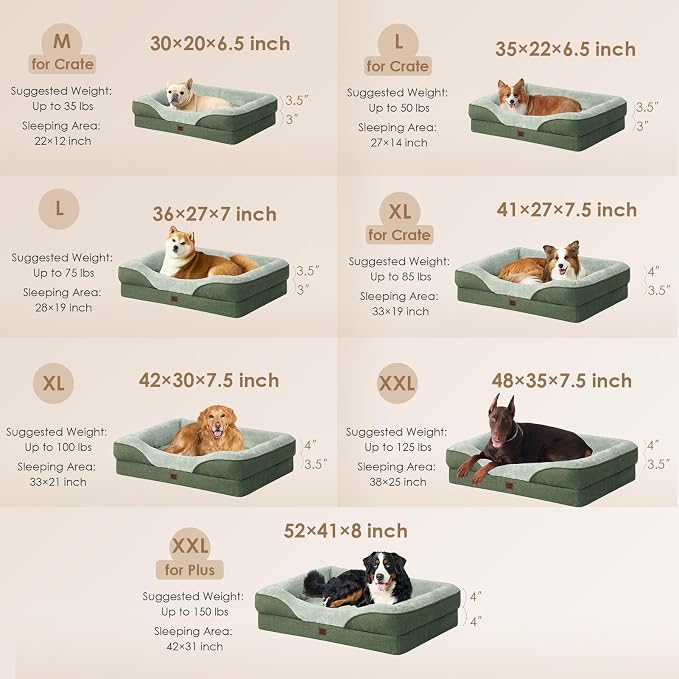 EHEYCIGA Orthopedic XXL Dog Bed - Image 5