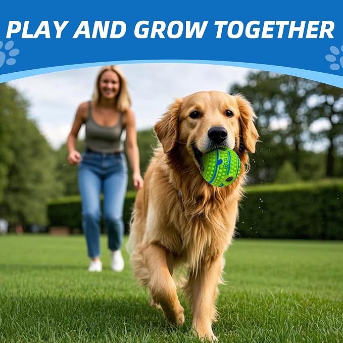 Spiky Interactive Dog Toys Ball, Shaking - Image 3