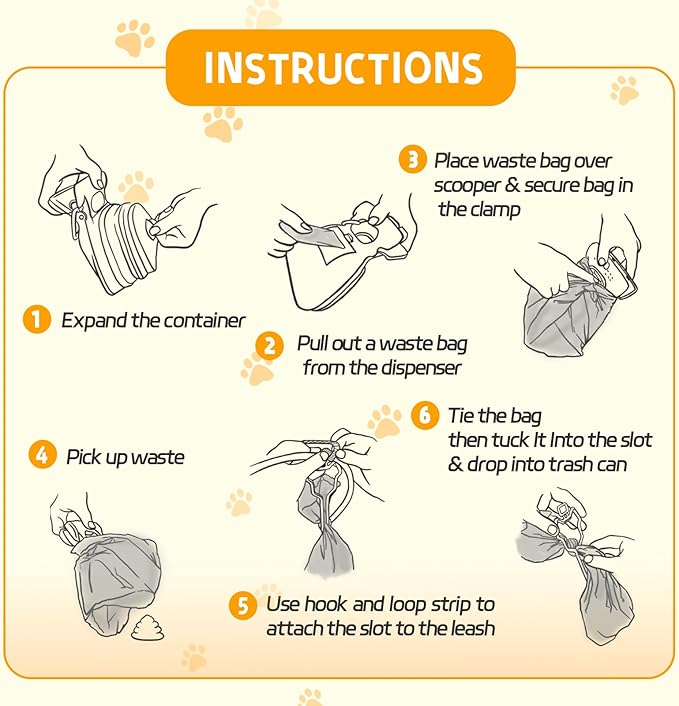 Medium Pooper Scooper, Portable and Handheld Size - Image 7