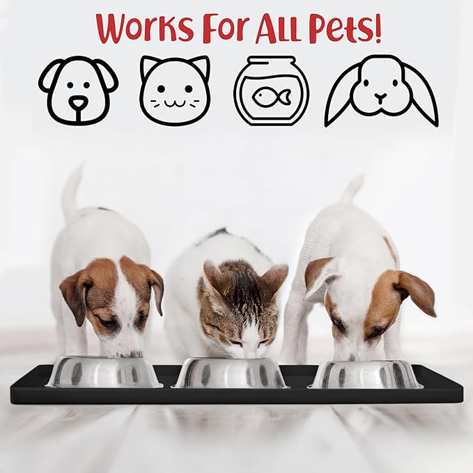 DogBuddy Dog Food Mat – Waterproof Dog Bowl Mat - Image 4