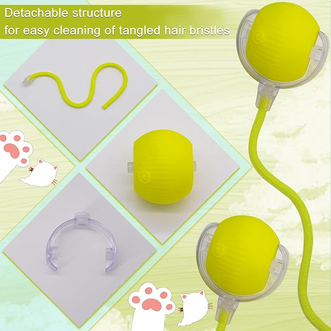 Interactive Cat Dog Toy Ball: Indoor Small Automatic Moving Smart Rolling Fun - Image 3