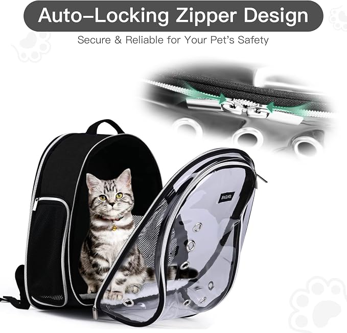 BAGLHER Cat Carrier Backpack Bubble - Image 3