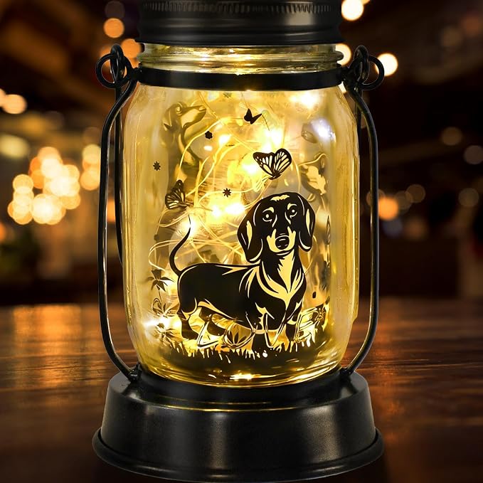 Dachshund Gifts for Women/Men Dachshund Solar Lanterns Mom Birthday Wiener Dog - Image 8