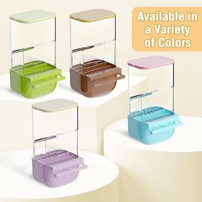 BNOSDM No Mess Bird Cage Feeders Automatic Bird Feeder Parrot Cage Accessories - Image 8