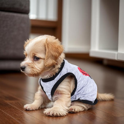 4 Pack Dog Shirts Summer Printed Puppy Clothes Cute Sleeveless Pet T Shirts Dog - Image 5