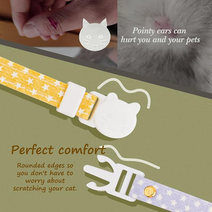 2 Pack Cotton Breakaway Cat Collar - Image 6
