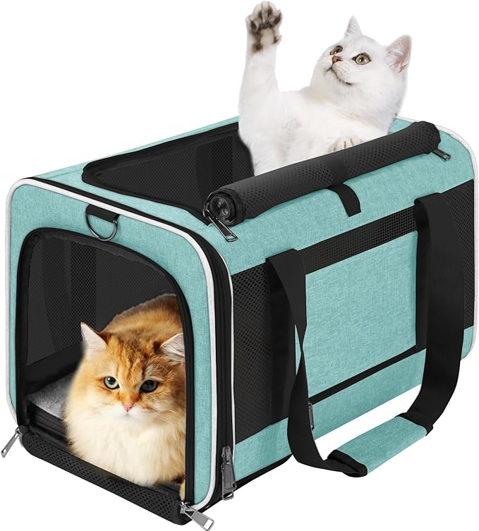 Soft Cat Carrier Large Cat 20 lbs/Kitty Cat Travel Crate by GAPZER