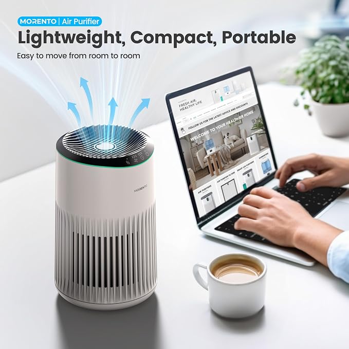 Air Purifiers for Bedroom Home for Smoke Pet Dander Odors, Air Purifier - Image 9