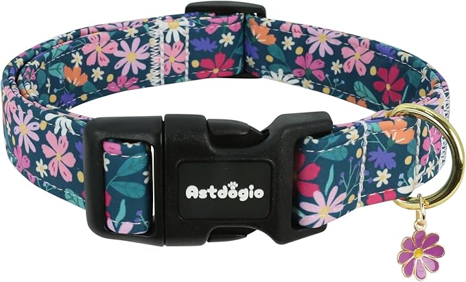 Dog Collar for Extra Small Dogs, Spring Dark Green Dog Collars by Unknown