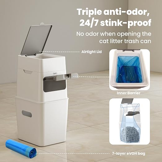 GKJ Cat Litter Box Waste Disposal System - Image 3