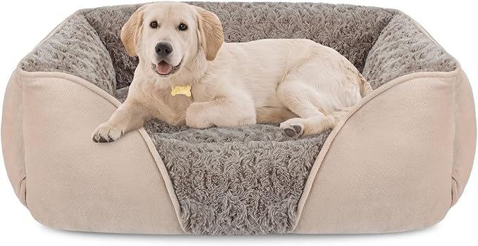 INVENHO Large Rectangle Orthopedic Dog Bed by INVENHO