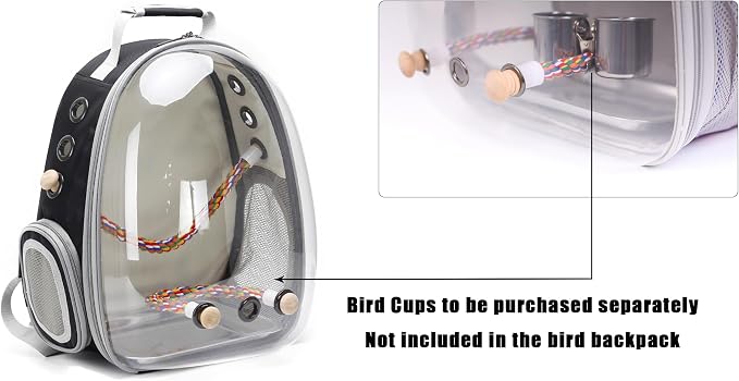 Bird Traval Carrier Cage, Vet Transport School Bag - Image 6