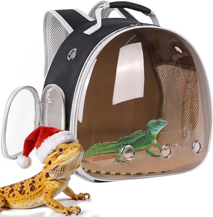 Bearded Dragon Travel Backpack Carrier by WEVONIGU