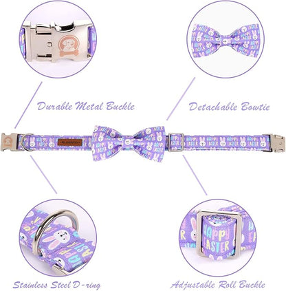 MR. CHUBBYFACE Easter Dog Collar Rabbit Puppy Collar - Image 3