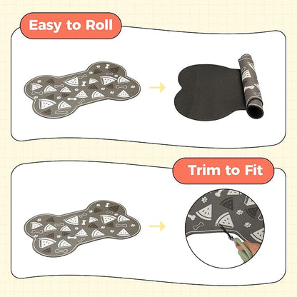 Dog Food Mat, 0.15” Thickened Super Absorbent Pet Feeding Mat - Image 6
