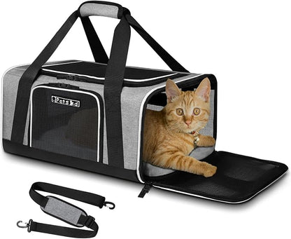 Petskd Pet Carrier 17x12x8.5 JetBlue Allegiant Airline Approved, Pet Travel by Petskd