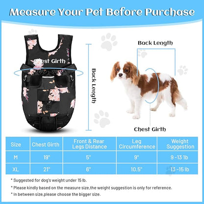 Petmolico Pet Dog Carrier Backpack, Adjustable Dog Legs-Out Front Backpack - Image 2