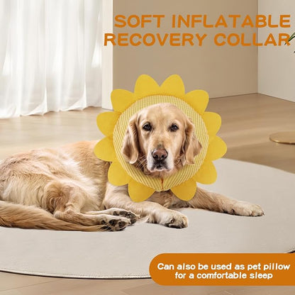 IEUUMLER Inflatable Recovery Dog Collar, Protective Donut Cone, Adjustable Soft - Image 8