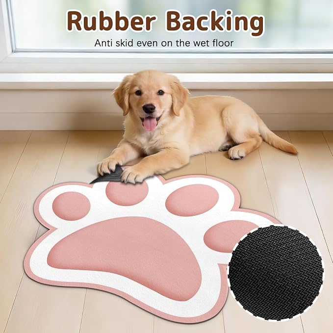 Dog Food Mat for Bowls, Absorbent Quick Dry Dog Cat Mats for Food and Water - Image 5
