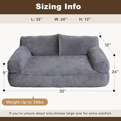 Cat Beds for Indoor Cats, Cat Couch Bed, Cute Cats Sofas for Medium Pets - Image 2