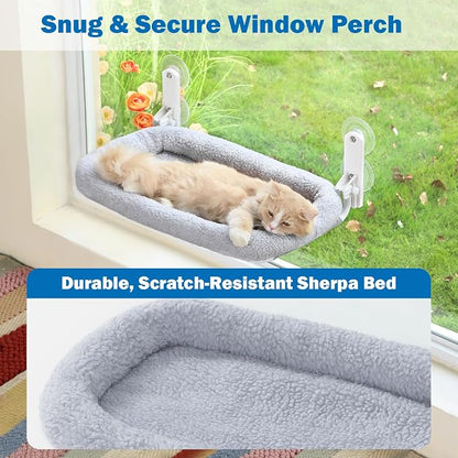 Zakkart Foldable Cat Hammock for Window - Image 6