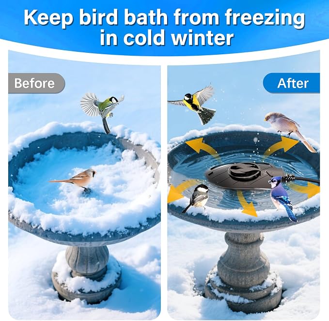 100W Bird Bath Heater, Birdbath Heaters - Image 5