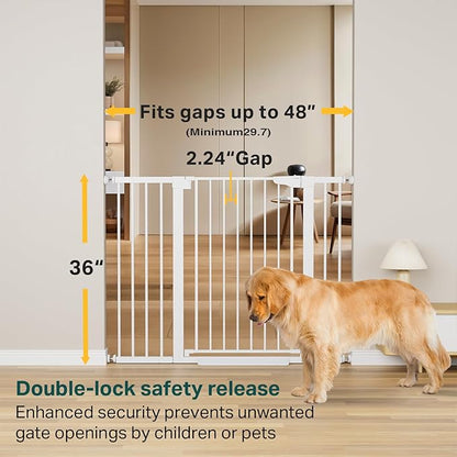 Cumbor 36" Extra Tall Baby Gate - Image 2