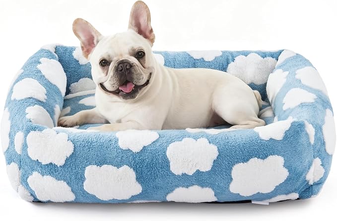 JOEJOY Small Dog Bed for Small Dogs, Rectangle Washable Orthopedic Dog Bed by JOEJOY