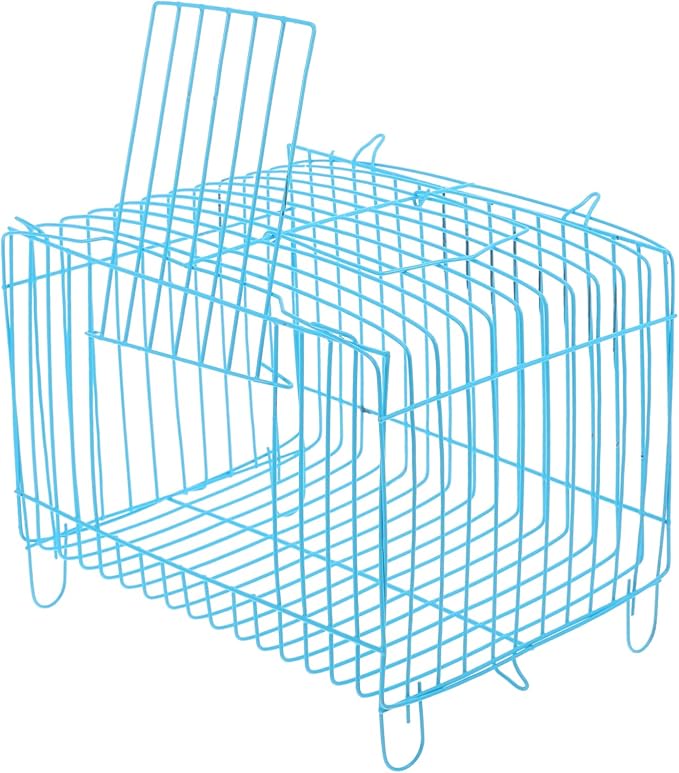 Portable Metal Bird Carrier Cage Travel Cage by Unknown