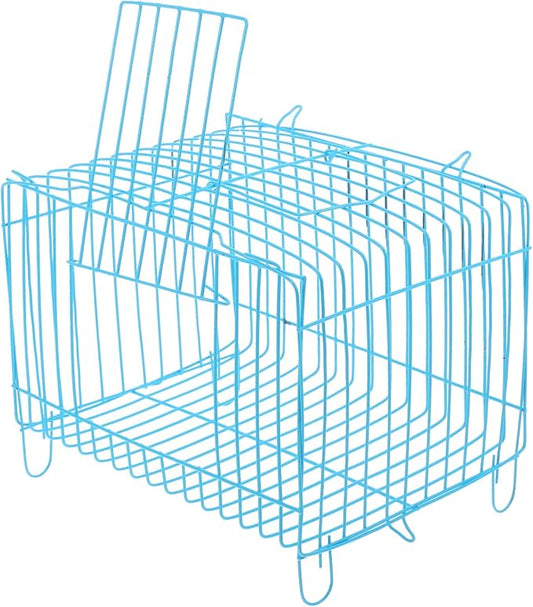 Portable Metal Bird Carrier Cage Travel Cage by Unknown