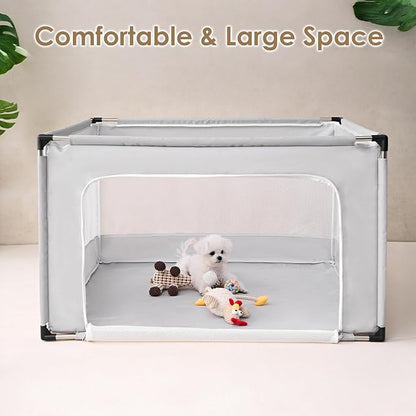 EHEYCIGA 42x42x26 Inches Puppy Playpen Without Top Cover - Image 6
