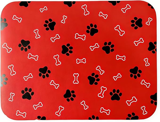 Pet Cat Dog Food Mat Non Slip Mat by EP+Jeans