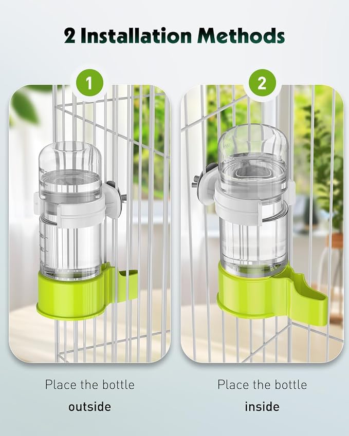 Pawfly Bird Water Dispenser, Automatic Water Feeder, Plastic Bird Cage Dispenser - Image 5
