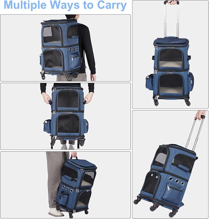 Double-Compartment Pet Carrier Backpack - Image 4