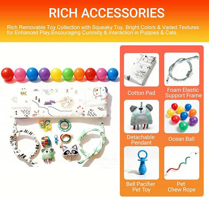 Puppy Play Gym & Cat Activity Mat, - Image 4