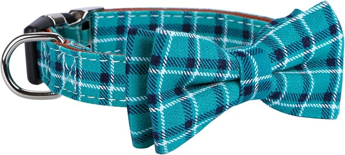 Faleela Soft &Comfy Bowtie Dog Collar, Detachable and Adjustable Bow Tie Collar - Image 3