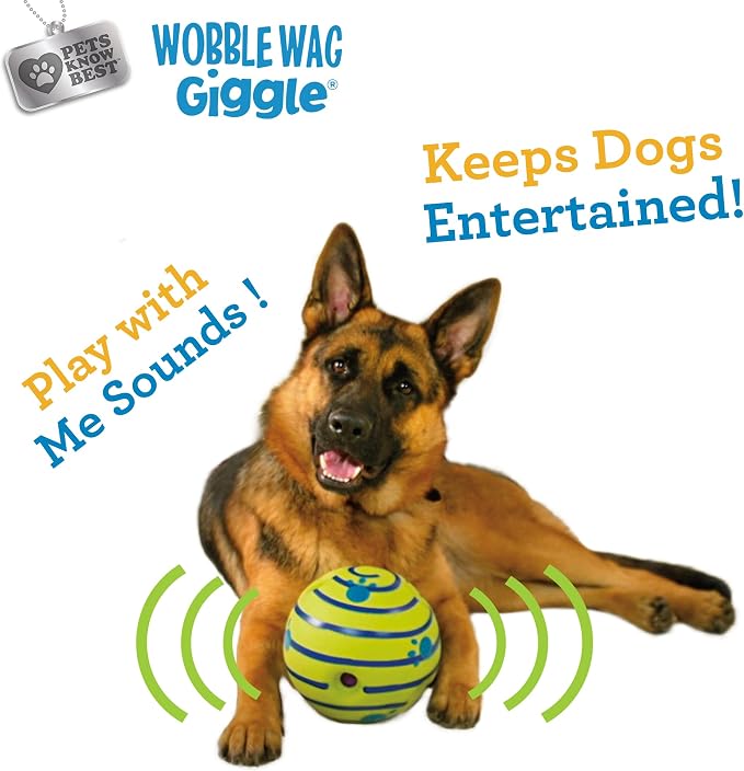 Wobble Wag Giggle Ball | Rolling Enrichment Toy - Image 8
