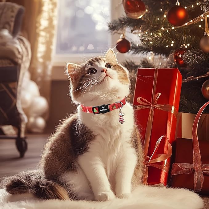 2 Pack Christmas Cat Collars - Image 5