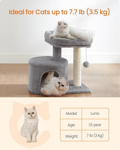 Feandrea Cat Tree, Small Cat Tower - Image 4