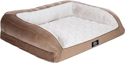 Serta Orthopedic Quilted Couch Dog Bed by Serta